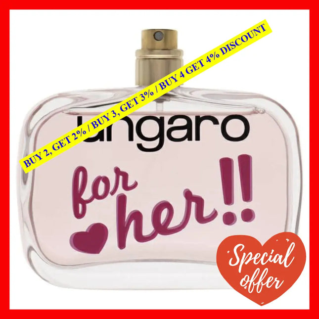 Ungaro For Her By Emanuel For Women - 3.4 Oz Edt Spray (Tester)
