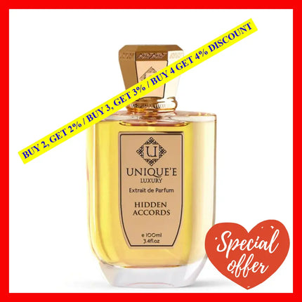 Unique’e Luxury Hidden Accords Extrait De Parfum Spray 3.4Oz - 100Ml