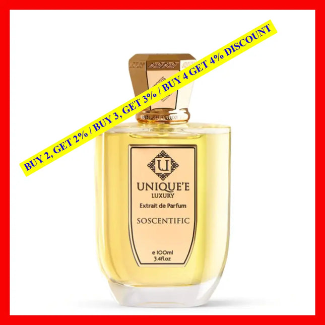 Unique’e Luxury Soscentific Extrait De Parfum Spray 3.4Oz - 100Ml