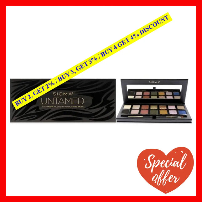 Untamed Eyeshadow Palette By Sigma Beauty For Women - 0.95 Oz Eye Shadow