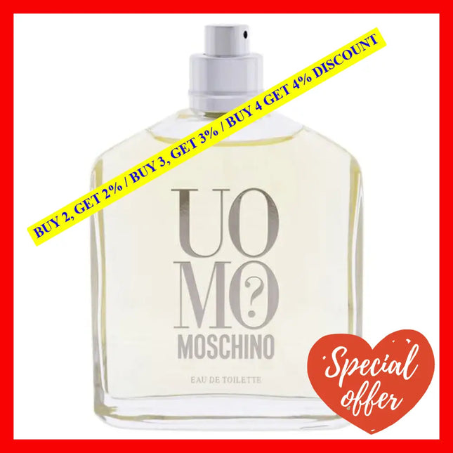 Uomo Moschino By For Men - 4.2 Oz Edt Spray (Tester)