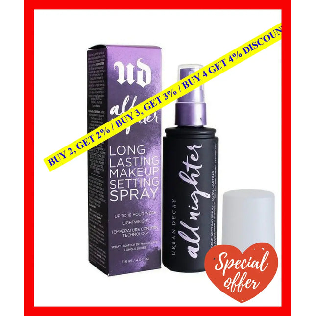 Urban Decay All Nighter Long Lasting Makeup Setting Spray 118Ml - 3605972567680