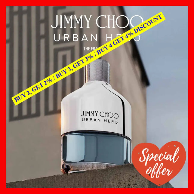 Urban Hero By Jimmy Choo For Men - 1.0 Oz Edp Spray