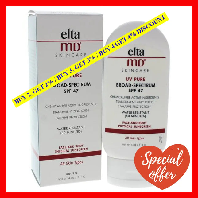 Uv Pure Spf 47 By Eltamd For Unisex - 4 Oz Sunscreen