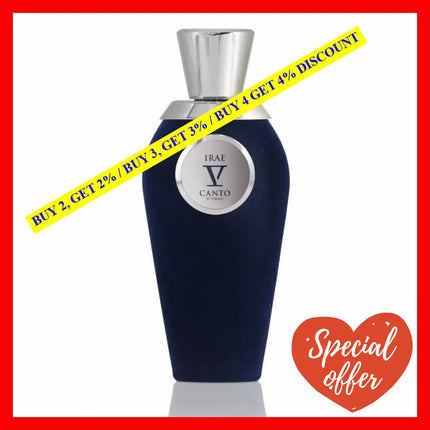V Canto Irae Unisex Extrait De Parfum 100 Ml 3.4 Oz Oz / Ml