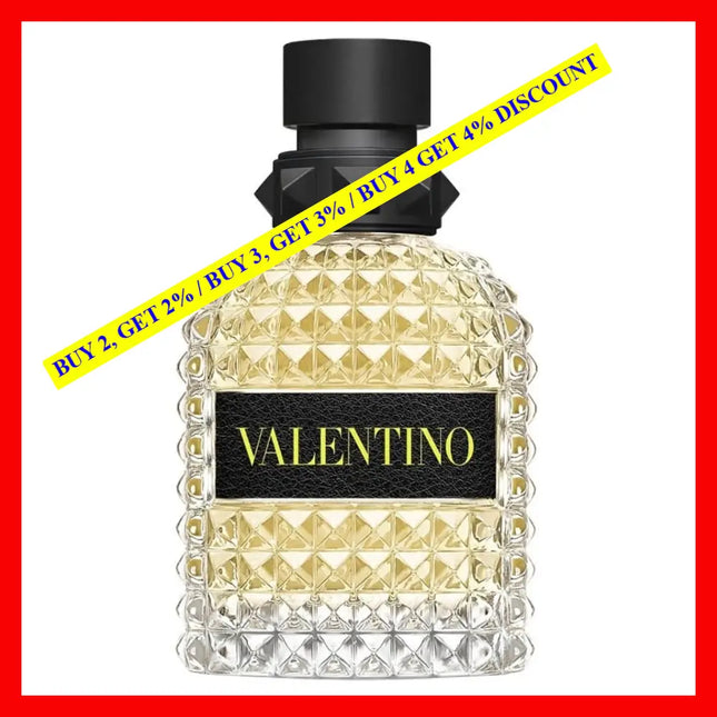 Valentino Born In Roma Uomo Yellow Dream Ml Eau De Toilette Spray 3.4 Oz / 100 Ml