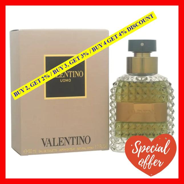 Valentino Uomo By For Men - 1.7 Oz Edt Spray