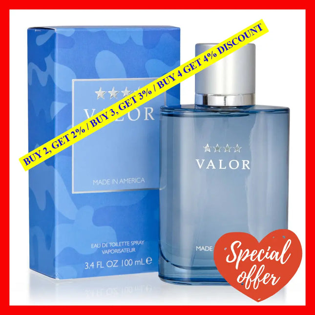 Valor By Dana For Men - 3.4 Oz Edt Spray