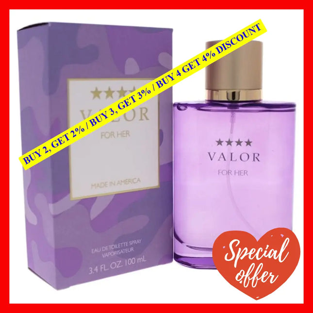 Valor By Dana For Women - 3.4 Oz Edt Spray