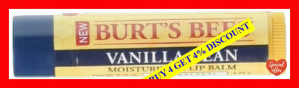 Vanilla Bean Moisturizing Lip Balm Blister By Burts Bees For Unisex - 0.15 Oz