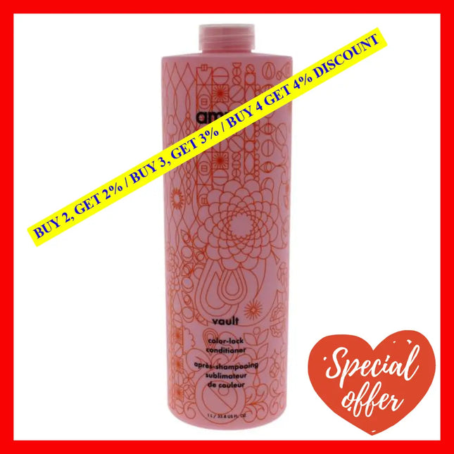 Vault Color-Lock Conditioner By Amika For Unisex - 33.8 Oz