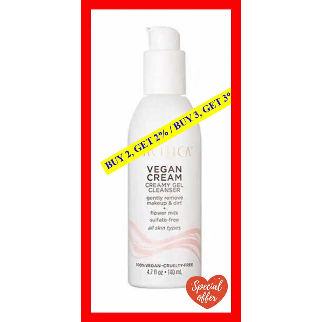 Vegan Cream Creamy Gel Cleanser By Pacifica For Unisex - 4.7 Oz