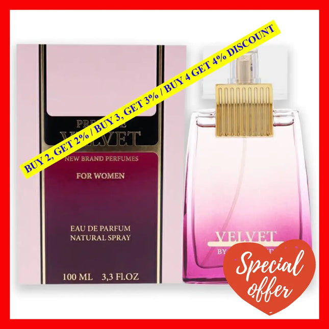 Velvet By New Brand For Women - 3.3 Oz Edp Spray