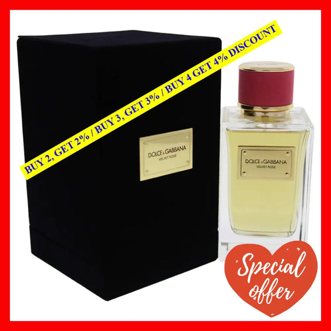 Velvet Rose By Dolce And Gabbana For Women - 5 Oz Edp Spray