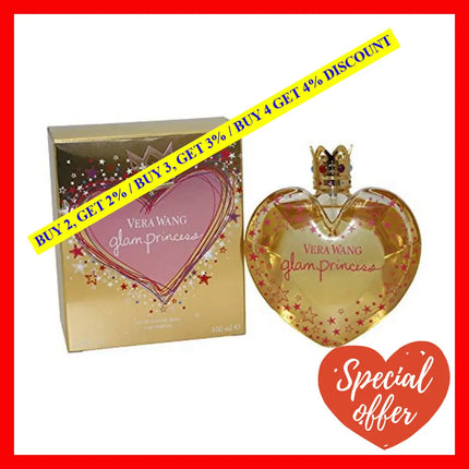 Vera Wang Glam Princess By For Women - 3.4 Oz Edt Spray