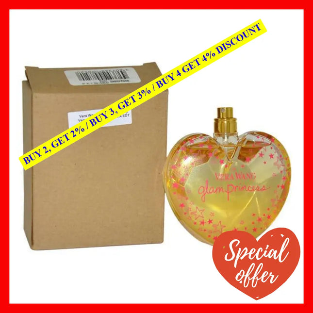 Vera Wang Glam Princess By For Women - 3.4 Oz Edt Spray (Tester)