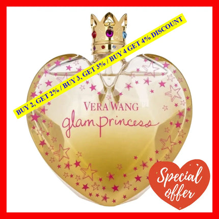 Vera Wang Glam Princess Eau De Toilette Ml Spray For Women 3.4 Oz / 100