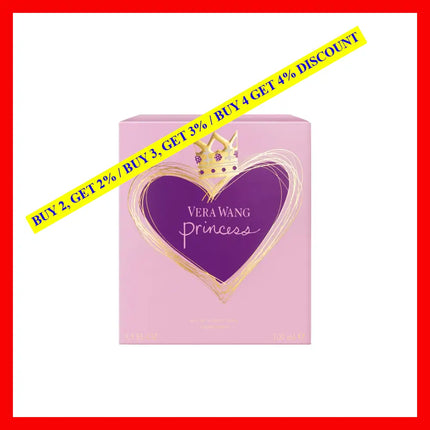 Vera Wang Princess Eau De Toilette Spray For Women 3.4 Fl Ounce