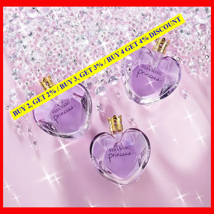 Vera Wang Princess Eau De Toilette Spray For Women 3.4 Fl Ounce