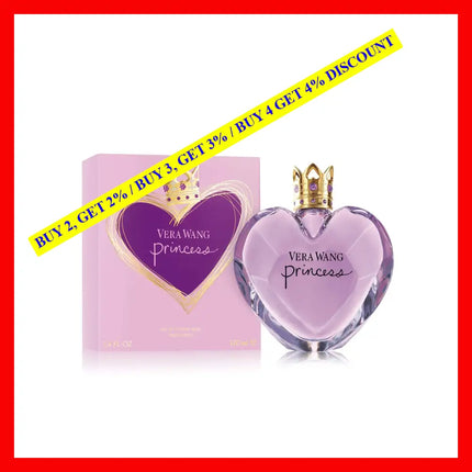 Vera Wang Princess Eau De Toilette Spray For Women 3.4 Fl Ounce