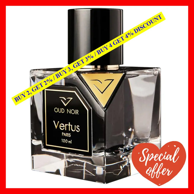 Vertus Paris Oud Noir Edp Spray 3.4Oz-100Ml