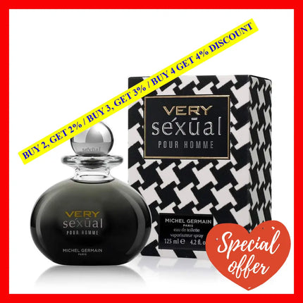 Very Sexual By Michel Germain For Men - 4.2 Oz Edt Spray