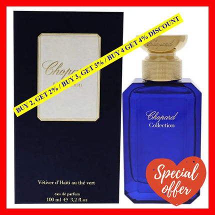 Vetiver Dhaiti Au The Vert By Chopard For Women - 3.3 Oz Edp Spray