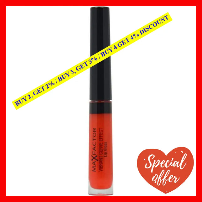 Vibrant Curve Effect Lip Gloss - 08 Dominant By Max Factor For Women 0.21 Oz