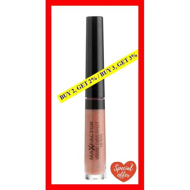 Vibrant Curve Effect Lip Gloss - 09 Sophisticated By Max Factor For Women 0.21 Oz