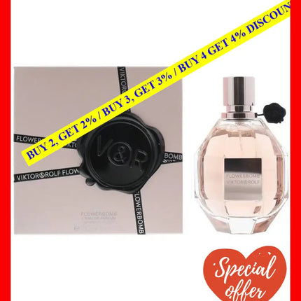 Victor & Rolf Flowerbomb Eau De Parfum 100 Ml For Women (3360374000059)