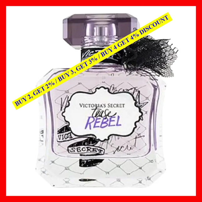 Victoria’s Secret Tease Rebel Perfume For Women Eau De Parfum 1.7 Oz 50 Ml Spray