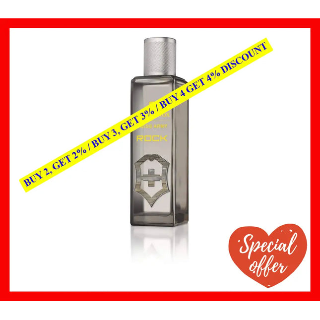Victorinox Swiss Army Rock By For Men - 3.4 Oz Edt Spray