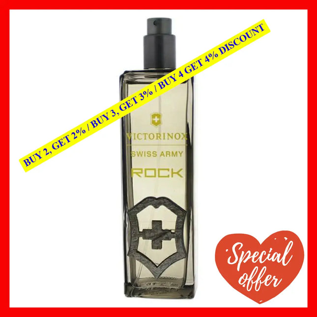 Victorinox Swiss Army Rock By For Men - 3.4 Oz Edt Spray (Tester)