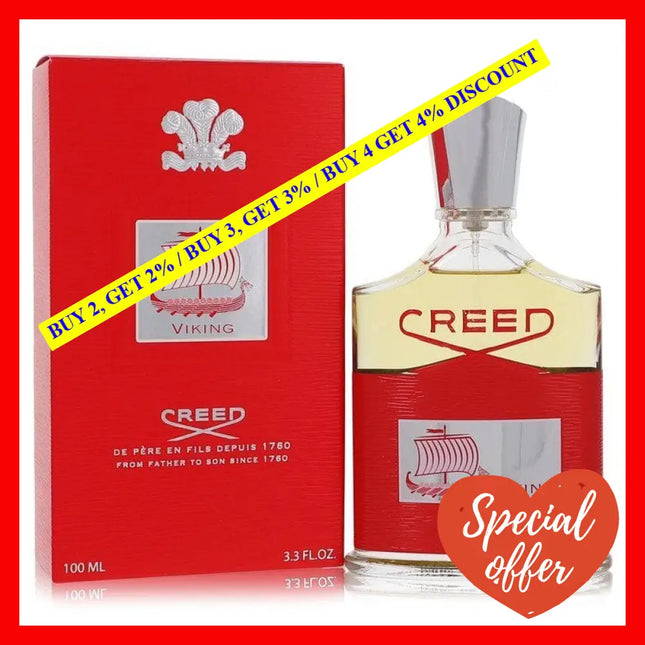Viking By Creed For Men - 3.3 Oz Edp Spray
