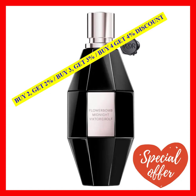 Viktor And Rolf Flowerbomb Midnight For Women Edp For 1.7 Oz / 50 Ml