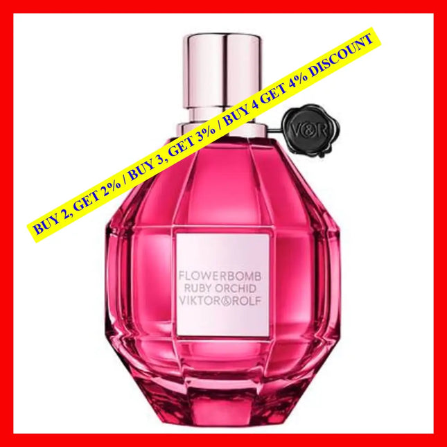 Viktor And Rolf Flowerbomb Ruby Orchid Edp Spray 3.4Oz-100Ml