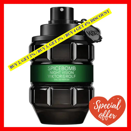 Viktor And Rolf Spicebomb Night Vision Edp For Men 1.7 Oz 50 Ml Spray