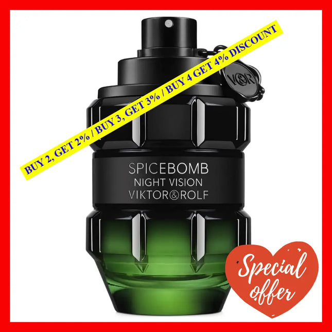 Viktor And Rolf Spicebomb Night Vision Edt For 3.04 Oz 90 Ml