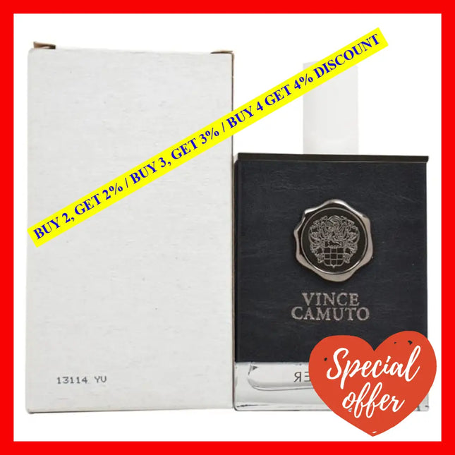 Vince Camuto By For Men - 3.4 Oz Edt Spray (Tester)