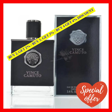 Vince Camuto Cologne Eau De Toilette 3.4 Oz 100 Ml Spray For Him