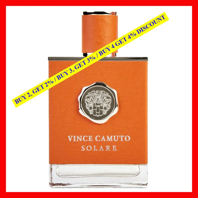 Vince Camuto Solare Eau De Toilette Spray 3.4 Oz For Men / 100 Ml