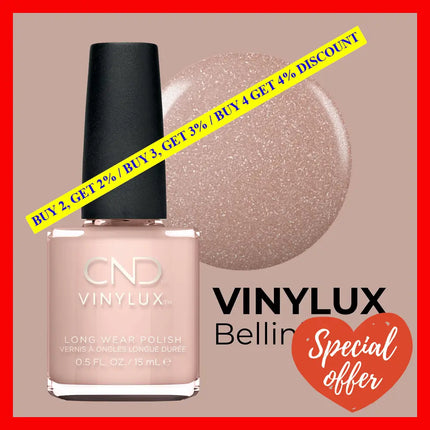 Vinylux Weekly Polish - 290 Bellini By Cnd For Women 0.5 Oz Nail
