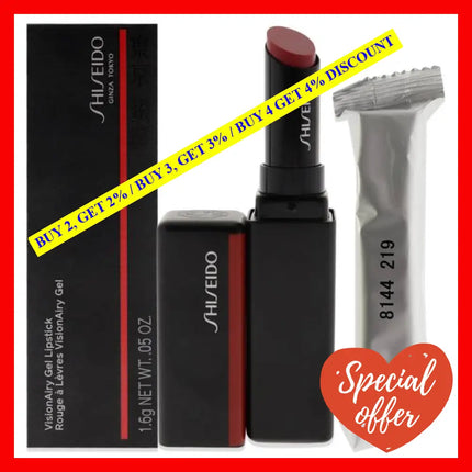Visionairy Gel Lipstick - 219 Firecracker By Shiseido For Women 0.05 Oz