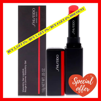 Visionairy Gel Lipstick - 221 Code Red By Shiseido For Women 0.05 Oz