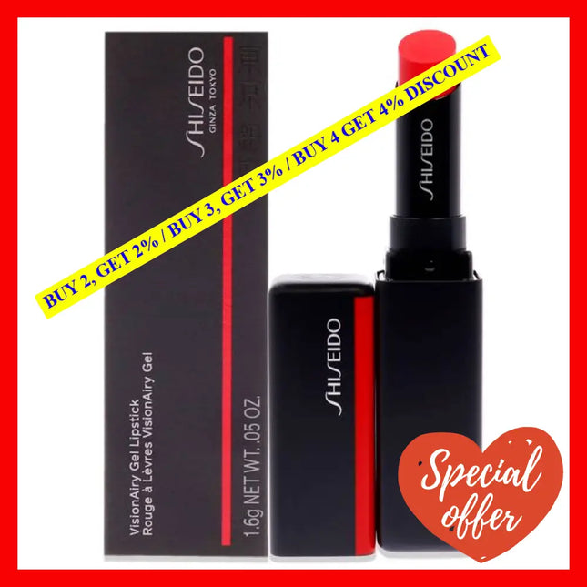 Visionairy Gel Lipstick - 221 Code Red By Shiseido For Women 0.05 Oz