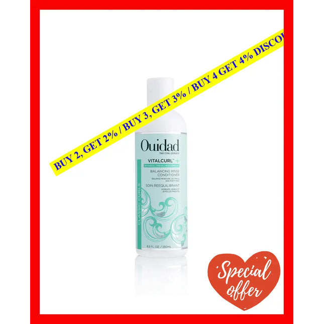 Vitalcurl Plus Balancing Rinse Conditioner By Ouidad For Unisex - 8.5 Oz