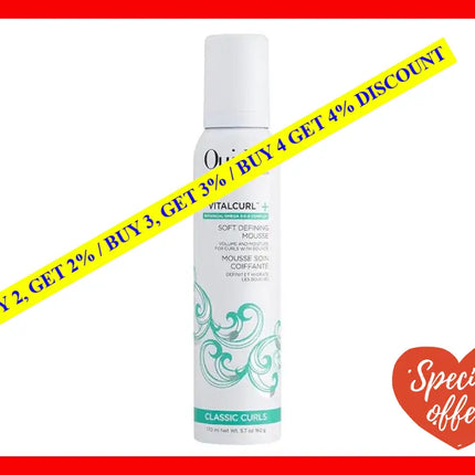 Vitalcurl Plus Soft Defining Mousse By Ouidad For Unisex - 5.7 Oz