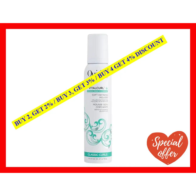 Vitalcurl Plus Soft Defining Mousse By Ouidad For Unisex - 5.7 Oz