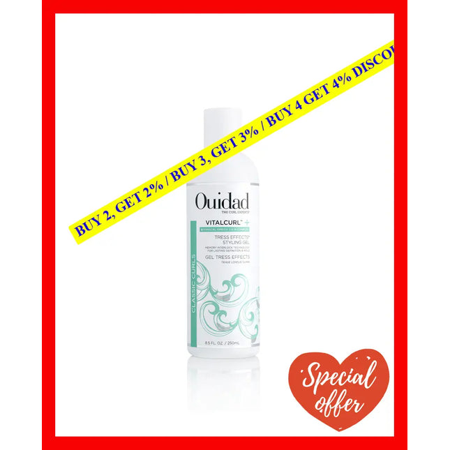 Vitalcurl Plus Tress Effects Styling Gel By Ouidad For Unisex - 8.5 Oz