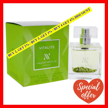 Vitalite By Valeur Absolue For Women - 1.5 Oz Edp Spray